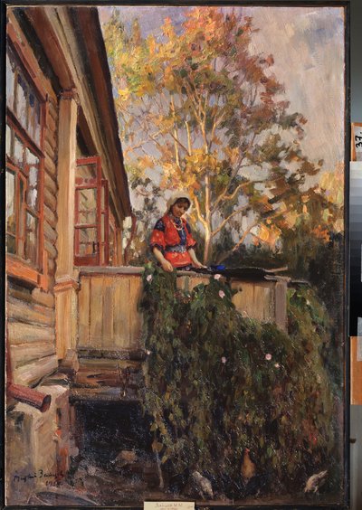 On the Balcony by Matvei Markovich Zaytsev