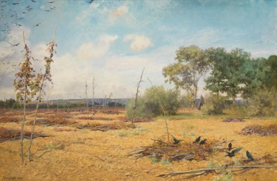 When Hops are Housed and Gardens Bare, 1888 by Maud Naftel