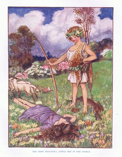 The most beautiful little boy in the world (illustration from Lady Ann
