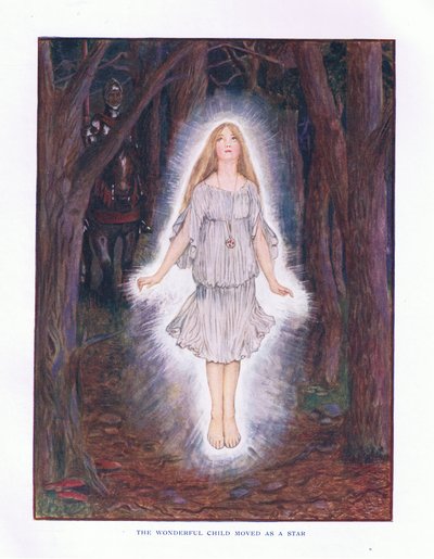 The wonderful child moved as a star (illustration from Lady Ann