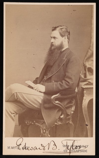 Portrait of Edward Burnett Tylor by Maull and Co
