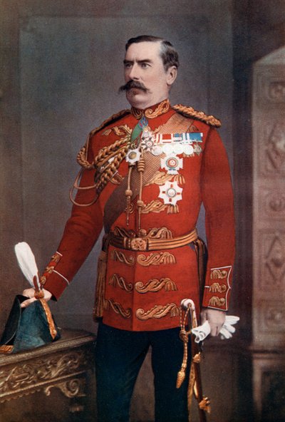 Lieutenant-General Sir Baker Creed Russell, Commanding Southern District, 1902 by Maull and Fox