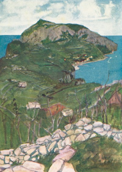 Capri from the Villa Jovis by Maurice (after) Greiffenhagen