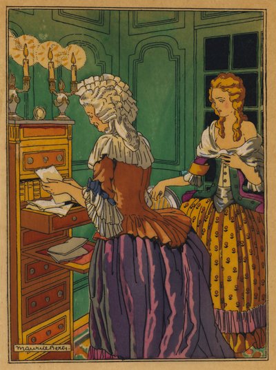 Illustration for Les Liaisons Dangereuses by Choderlos De Laclos by Maurice Berty