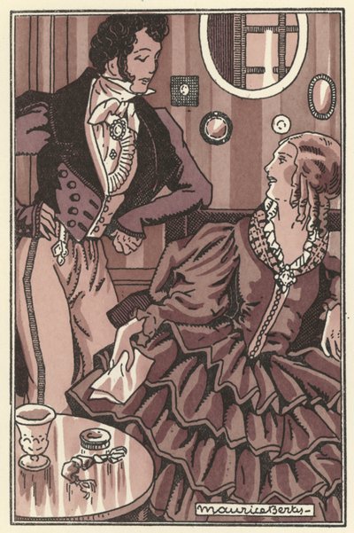 Illustration for Scenes de la Vie de Boheme by Henri Murger by Maurice Berty