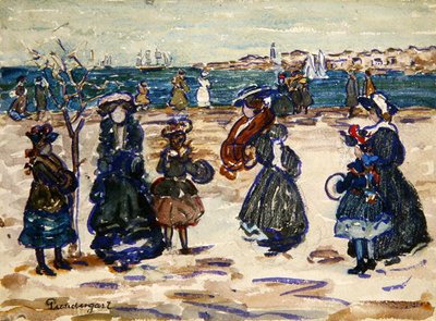 Across the Harbour, Salem by Maurice Brazil Prendergast
