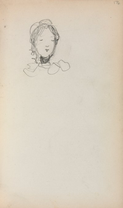 Head of a Girl by Maurice Brazil Prendergast