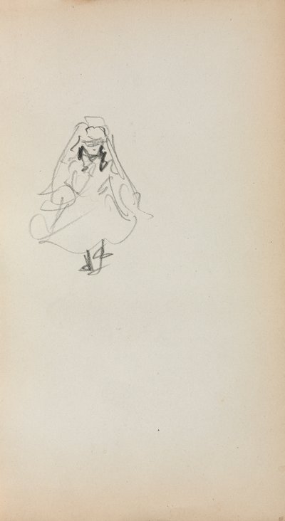 Italian Sketchbook: Standing Girl (page 257), 1898-1899 by Maurice Brazil Prendergast