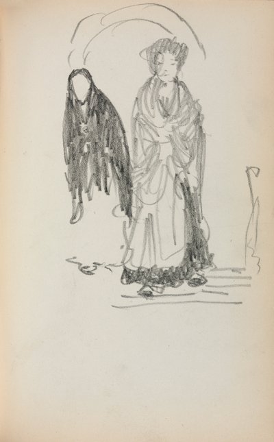 Italian Sketchbook: Two Standing Women by Maurice Brazil Prendergast