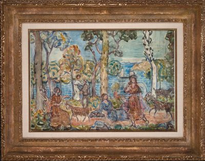 Seashore by Maurice Brazil Prendergast