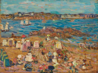 Study of Malo: The Border of the Sea by Maurice Brazil Prendergast