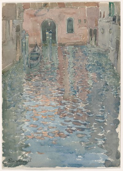 Venetian Canals by Maurice Brazil Prendergast