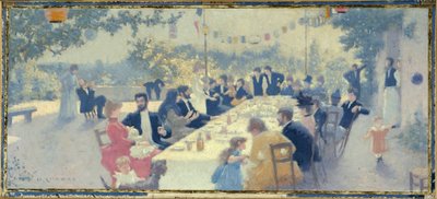 Sketch for the Marriage Hall of the 14th District Town Hall: Wedding Meal by Maurice Chabas