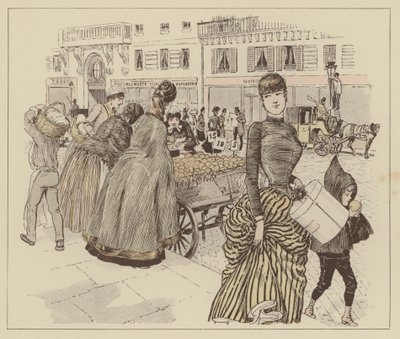 Illustration for Paris Brillant by Maurice Charles Mathieu Bonvoisin