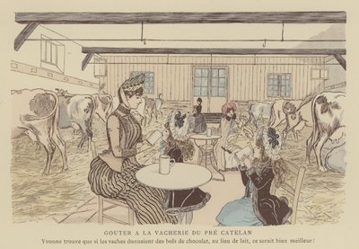 Illustration for Paris Brillant by Maurice Charles Mathieu Bonvoisin