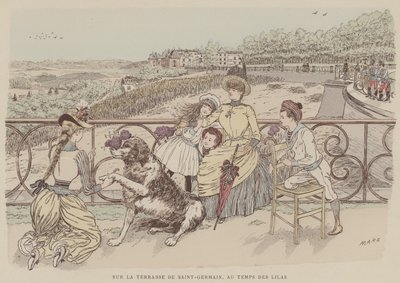 Illustration for Paris Brillant by Maurice Charles Mathieu Bonvoisin