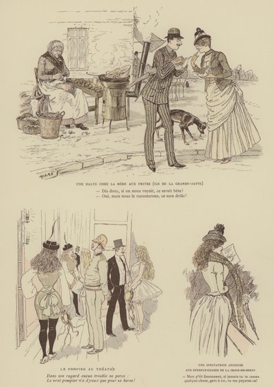 Illustration for Paris Brillant by Maurice Charles Mathieu Bonvoisin