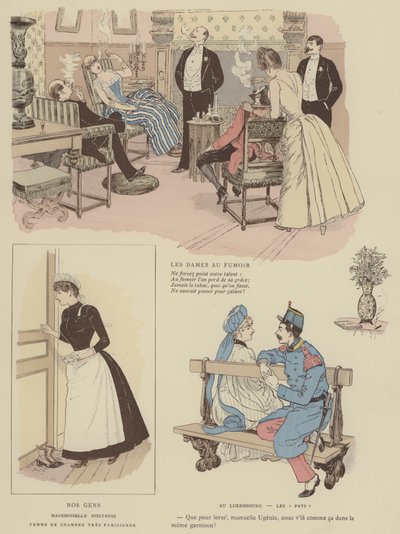 Illustration for Paris Brillant by Maurice Charles Mathieu Bonvoisin