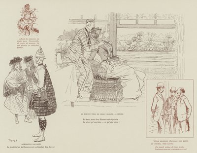 Illustration for La Vie De Londres by Mars by Maurice Charles Mathieu Bonvoisin