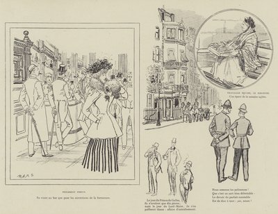 Illustration for La Vie De Londres by Mars by Maurice Charles Mathieu Bonvoisin
