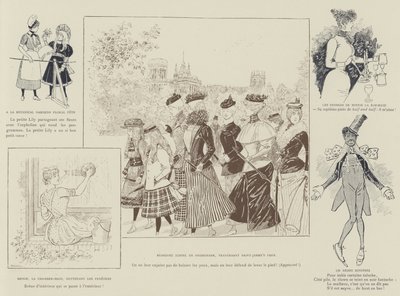 Illustration for The Life of London by Mars by Maurice Charles Mathieu Bonvoisin