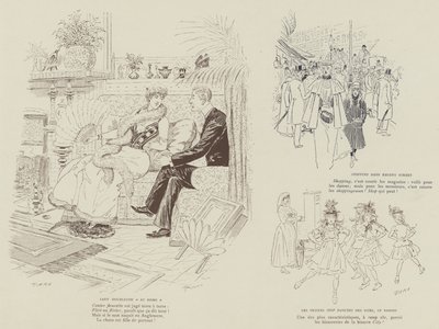 Illustration for The Life of London by Mars by Maurice Charles Mathieu Bonvoisin