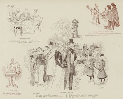 Illustration for The Life of London by Mars by Maurice Charles Mathieu Bonvoisin