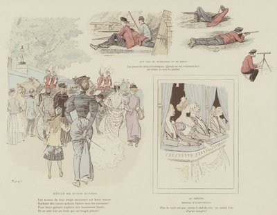 Illustration for The Life of London by Mars by Maurice Charles Mathieu Bonvoisin