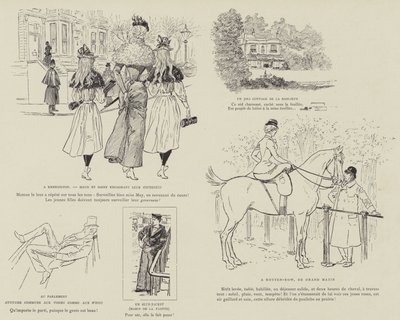 Illustration for The Life of London by Mars by Maurice Charles Mathieu Bonvoisin