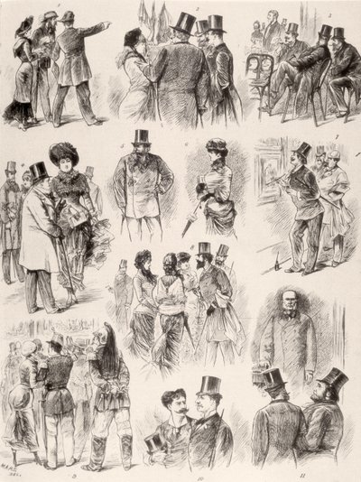 Opening of Salon de Paris, 1880 by Maurice Charles Mathieu Bonvoisin