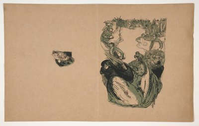 Les Camelots de la pensee (proof for cover) by Maurice Delcourt