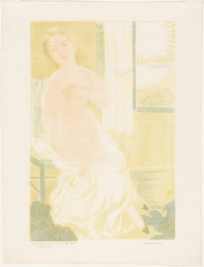 But It is the Heart That Beats Too Quickly, Plate Twelve from Love by Maurice Denis