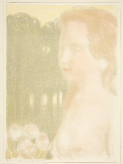 She was More Beautiful than Dreams from Love: Twelve Lithographs in Color by Maurice Denis