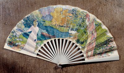 Engagement fan, decorated by Maurice Denis (1891) by Maurice Denis