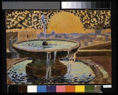 Fountain at the Villa Medici by Maurice Denis
