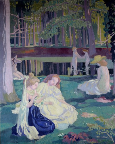 Game of steering wheel (detail) by Maurice Denis