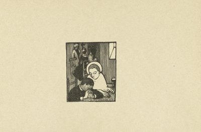 Illustration for a Poem in the Poetry Collection Sagesse by Paul Verlaine by Maurice Denis