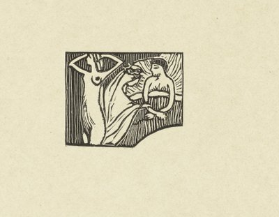 Illustration for a Poem from the Poetry Collection Sagesse by Paul Verlaine by Maurice Denis