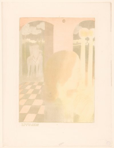Maiden Waiting for Her Beloved Knight by Maurice Denis