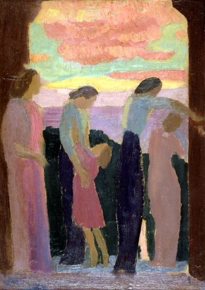Marthe Denis and the Children on the Balcony by Maurice Denis