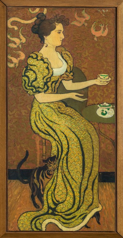 Portrait of Madame Ranson at the Cat by Maurice Denis