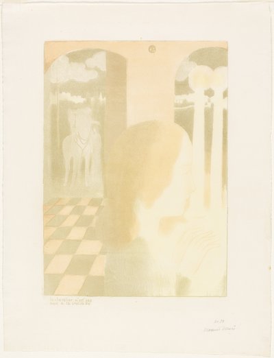 The Knight Did Not Die at the Crusade, plate five from Love by Maurice Denis