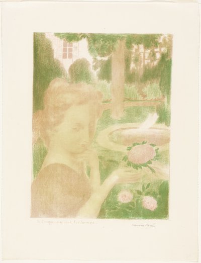 The Morning Bouquet, Tears, plate three from Love by Maurice Denis