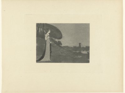 Woman in Landscape by Maurice Dumont