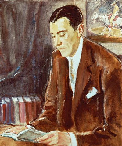 Portrait of Ramon Perez de Ayala (1881-1962), Spanish writer by Maurice Fromkes