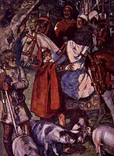 "Your Reverences Must Hold On This Path Till You Come to a Sunken Cross", illustration from 