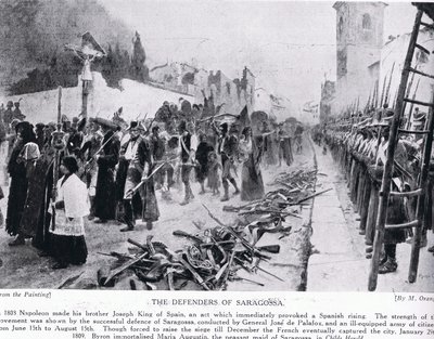 The Defenders of Saragossa, illustration from 