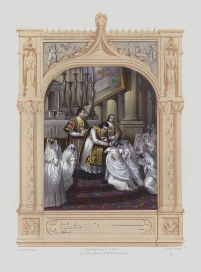 First Communion by Maurice Leloir