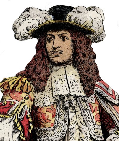 French king Louis XIV - Chromotypography in Le Roy Soleil (Louis XIV) by Gustave Toutwelve, Illustration by Maurice Leloir by Maurice Leloir