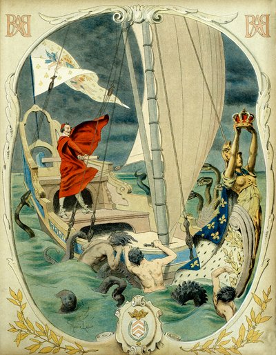 Allegorical Representation of Cardinal Richelieu by Maurice Leloir